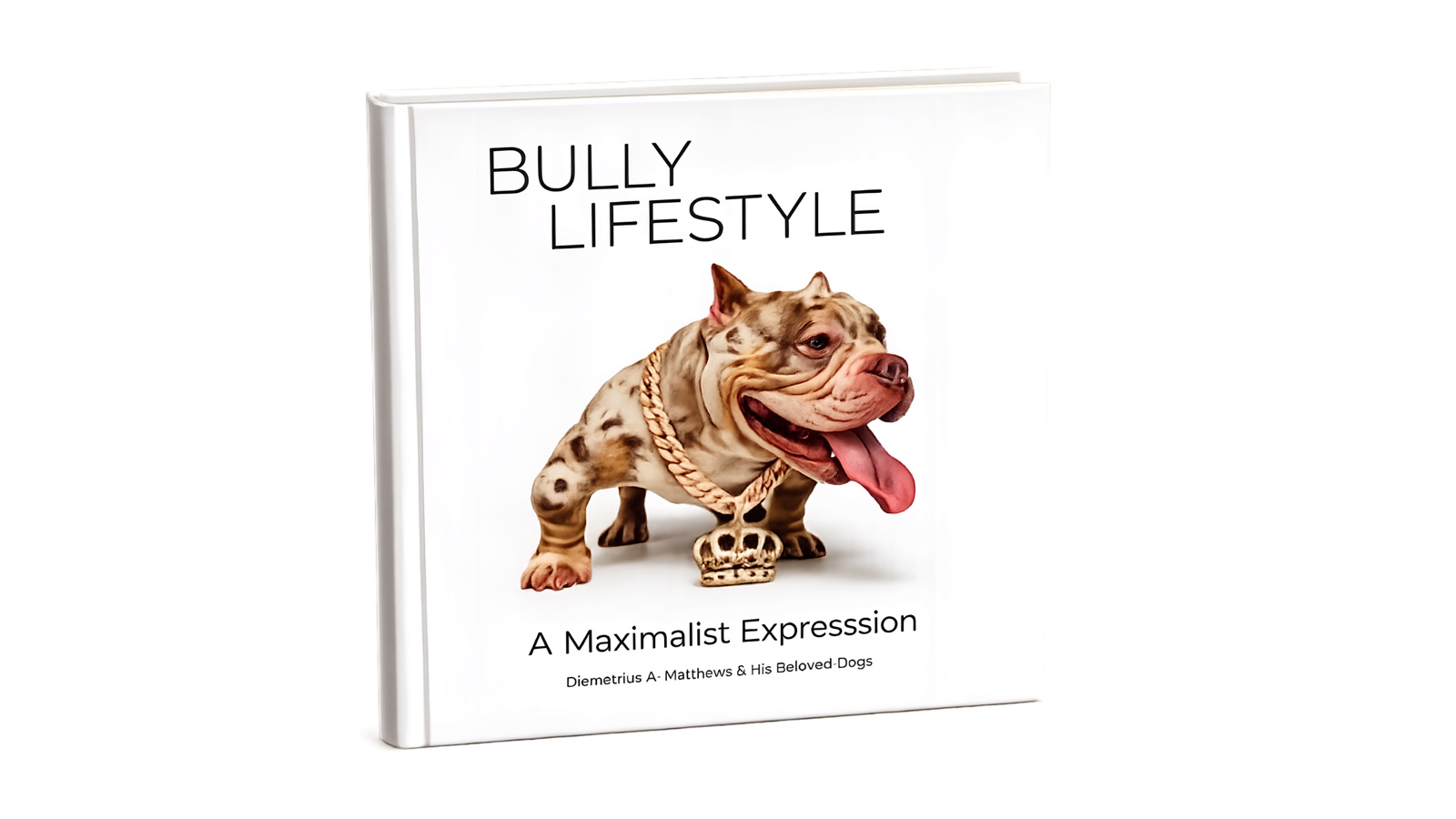 Bully Lifestyle book, angled hardcover view