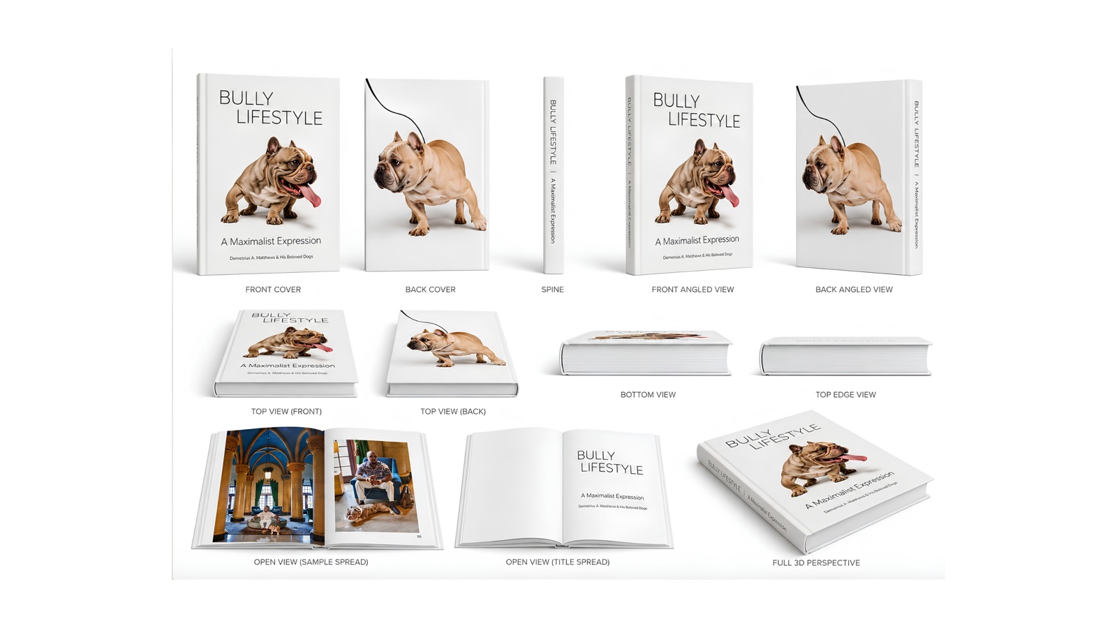Bully Lifestyle book, cover, spine and open-spread views
